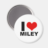 Aimant I Love Miley (Magnet) (Recto/Verso)