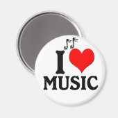 Aimant I Love Music (Recto/Verso)
