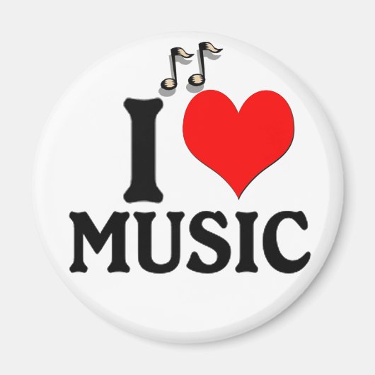 Aimant I Love Music (Devant)