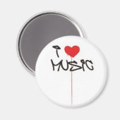 Aimant I Love Music (Recto/Verso)
