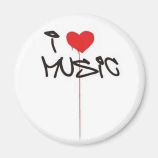 Aimant I Love Music (Devant)