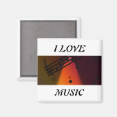 Aimant I Love Music (Recto/Verso)