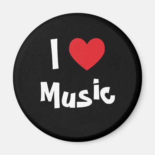 Aimant I Love Music (Devant)