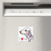 Aimant I Love my Bedlington Terrier (In Situ (Lave-vaisselle))