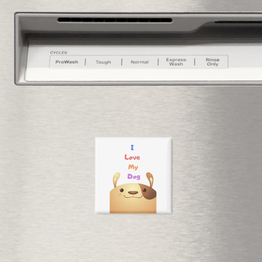 Aimant I Love My Dog - c (In Situ (Lave-vaisselle))