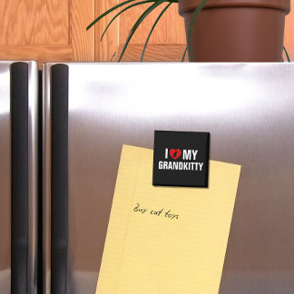 Aimant I Love My Grandkitty Cat Lover