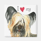 Aimant I Love my Skye Terrier (Devant)