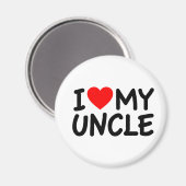 Aimant I love my Uncle (Recto/Verso)