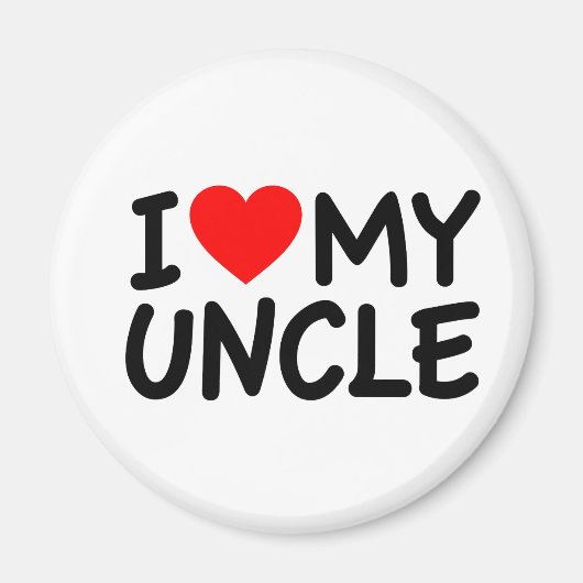 Aimant I love my Uncle (Devant)