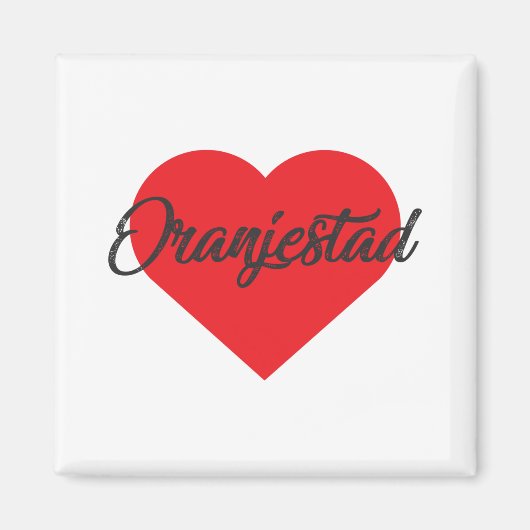 Aimant I Love Oranjestad - Aruba (Devant)