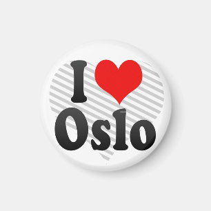 Aimant I Love Oslo, Norvège