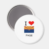 Aimant I Love PAGE Arizona (Recto/Verso)