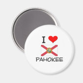 Aimant I Love PAHOKEE Floride (Recto/Verso)