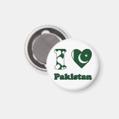 Aimant I love Pakistan (Recto/Verso)