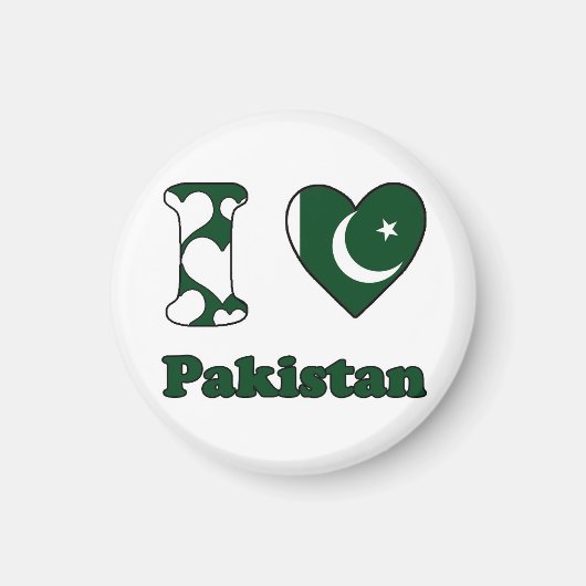 Aimant I love Pakistan (Devant)