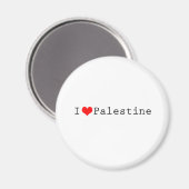 Aimant I love Palestine (Recto/Verso)