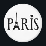 Aimant I Love Paris<br><div class="desc">Design pour montrer votre amour pour la capitale Paris.</div>