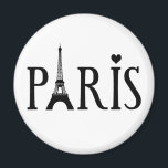 Aimant I Love Paris<br><div class="desc">Design pour montrer votre amour pour la capitale Paris.</div>
