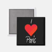 Aimant I Love Paris (Recto/Verso)