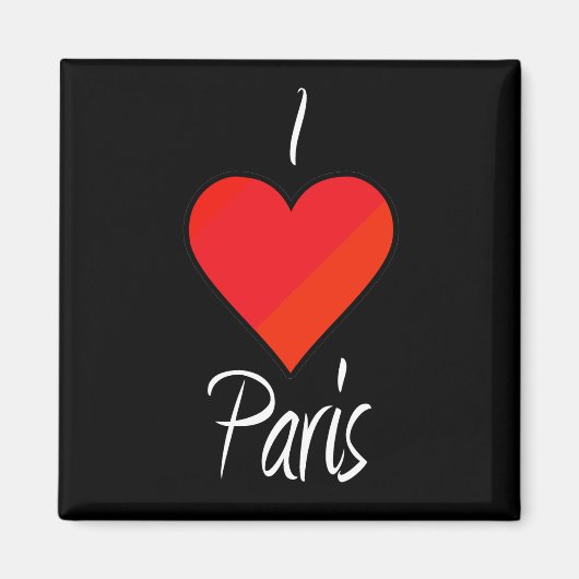 Aimant I Love Paris (Devant)