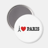 Aimant I Love Paris (Recto/Verso)