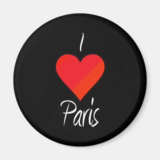 Aimant I Love Paris (Devant)