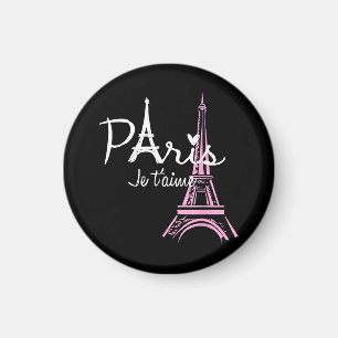 Aimant I Love Paris Tour Eiffel France Souvenir français