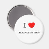 Aimant I Love PARTICULE PHYSICS (Recto/Verso)
