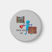 Aimant I Love Paul Klee Art (Devant)