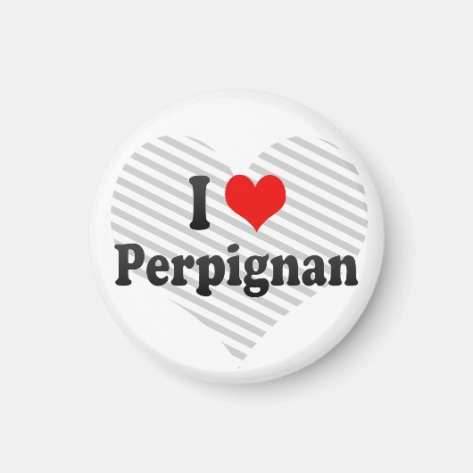 Aimant I Love Perpignan, France (Devant)