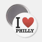 Aimant i-love-philly (Recto/Verso)