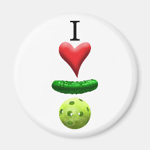 I Love Pickleball - Blanc -