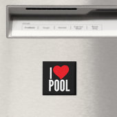 Aimant I Love Pool Billiards (In Situ (Lave-vaisselle))