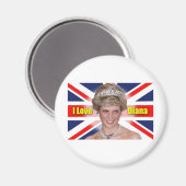 Aimant I Love Princess Diana (Recto/Verso)