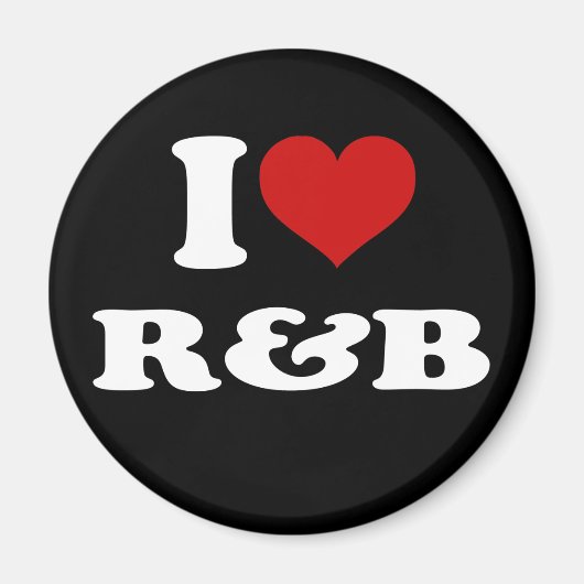 Aimant I Love R&B (Devant)