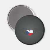 Aimant I Love République Tchèque - ailes (Recto/Verso)