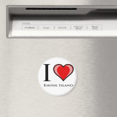 Aimant I Love Rhode Island (In Situ (Lave-vaisselle))
