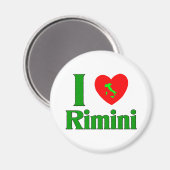 Aimant I Love Rimini Italie (Recto/Verso)