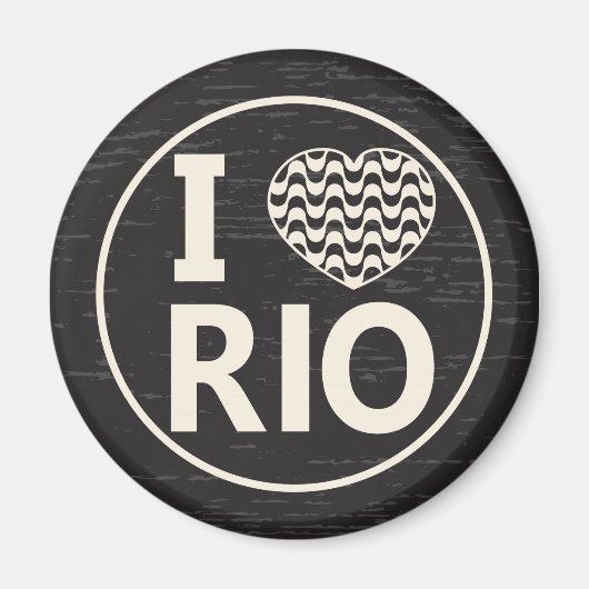 Aimant I love Rio (Devant)