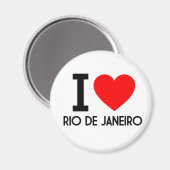 Aimant I Love Rio de Janeiro (Recto/Verso)