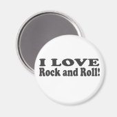 Aimant I Love Rock and Roll ! (Recto/Verso)