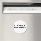Aimant I Love Rock and Roll ! (In Situ (Lave-vaisselle))