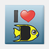 Aimant I Love Rock Beauty (Devant)