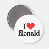 Aimant I Love Ronald (Recto/Verso)