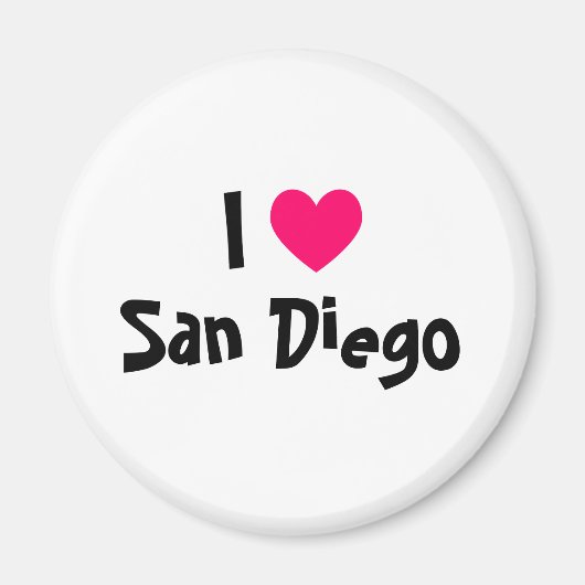 Aimant I Love San Diego (Devant)
