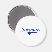 Aimant I Love Saranac Michigan (Recto/Verso)