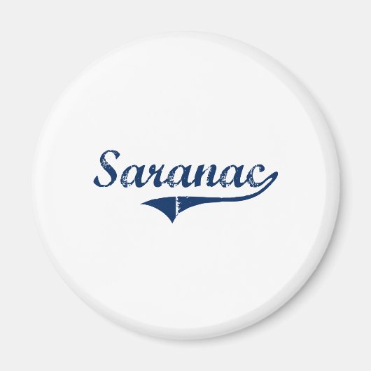 Aimant I Love Saranac Michigan (Devant)