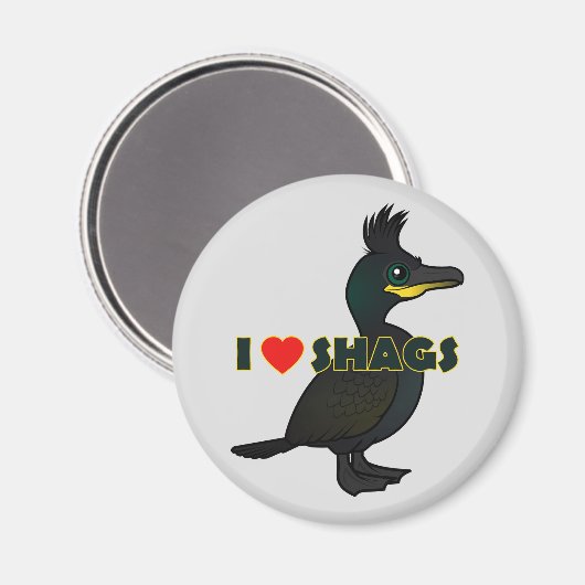 Aimant I Love Shags (Recto/Verso)