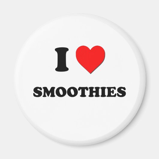 Aimant I Love Smoothies ( Nourriture ) (Devant)