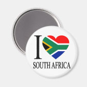 Aimant I Love South Africa (Recto/Verso)